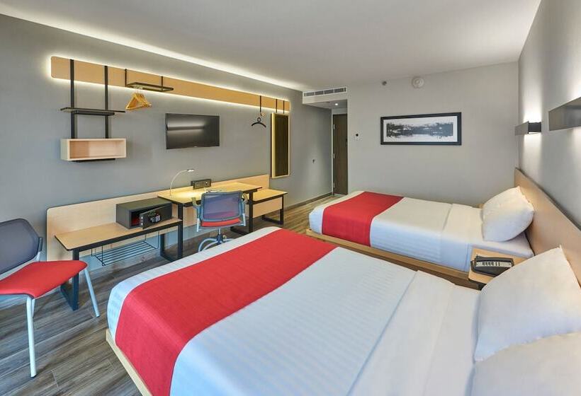 Номер Стандарт 2 Двуспальные Кровати, City Express Plus By Marriott Guadalajara Palomar