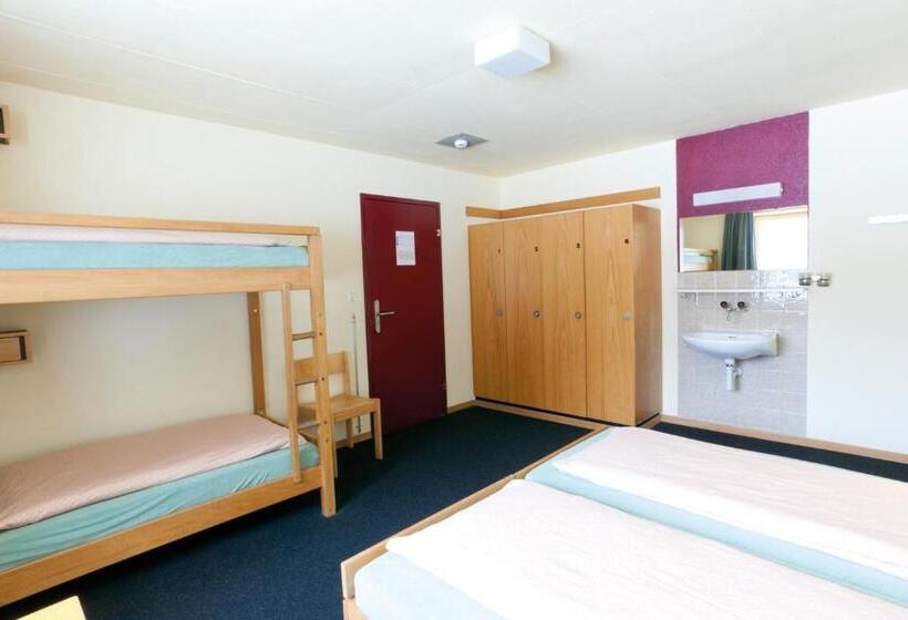 اتاق استاندارد چهارنفره با سرویس بهداشتی مشترک, St. Moritz Youth Hostel