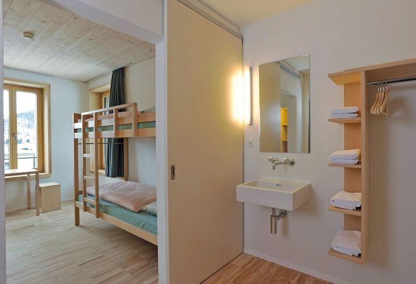 اتاق استاندارد چهار تخته, St. Moritz Youth Hostel