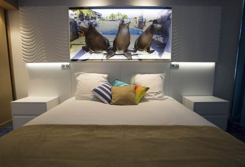 스탠다드 룸 바다 전망, Marineland Hôtel