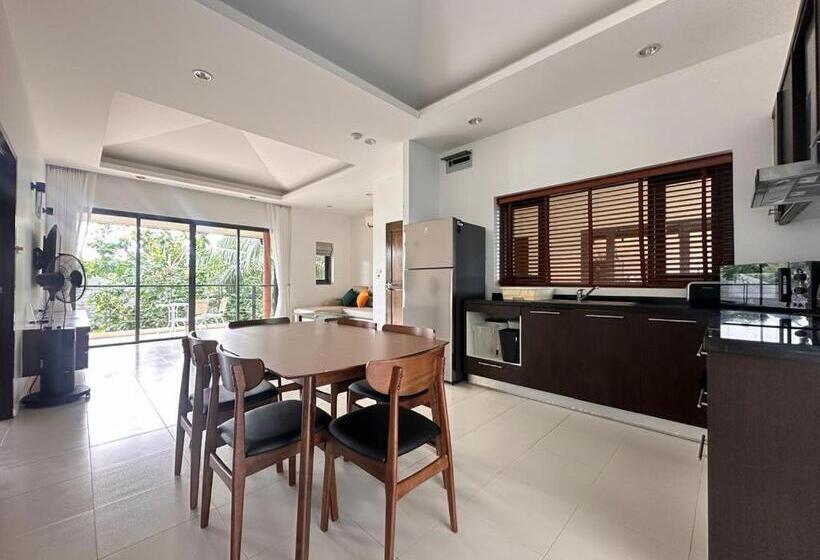 침실 1개 풀장 전망 아파트, Tse Residence [by Samui Emerald]
