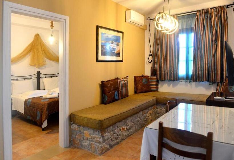 침실 2개 아파트, Skiathos Island Suites