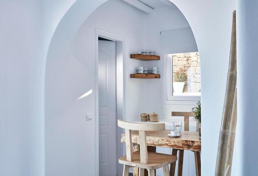 בית, חדר שינה 1, Mykonos Waves Beach House & Suites