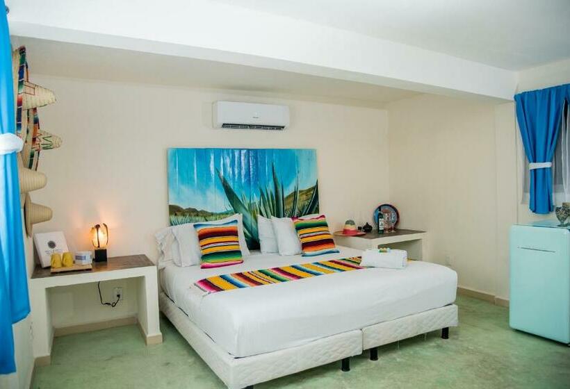 Quarto Deluxe Cama King, Hidalgo Boutique Rooms
