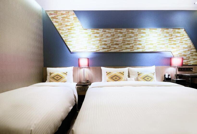 اتاق استاندارد سه نفره, Beauty Hotels Taipei   Hotel Bfun