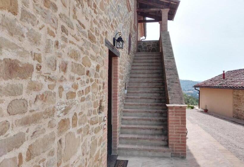 آپارتمان 1 خوابه با بالکن, Antico Casale Tiravento