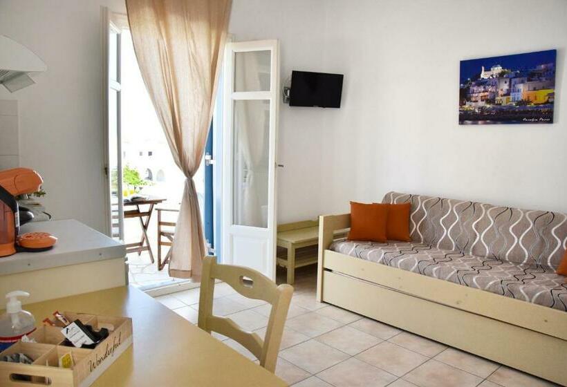 Apartamento 1 Dormitório Vista Mar, Captain Apartments Paros