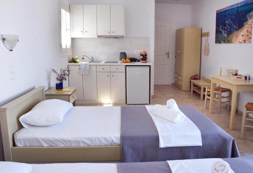 Escritório Estandar Vista Mar, Captain Apartments Paros