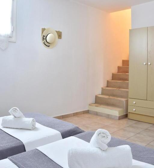 Quarto Dúplex, Captain Apartments Paros