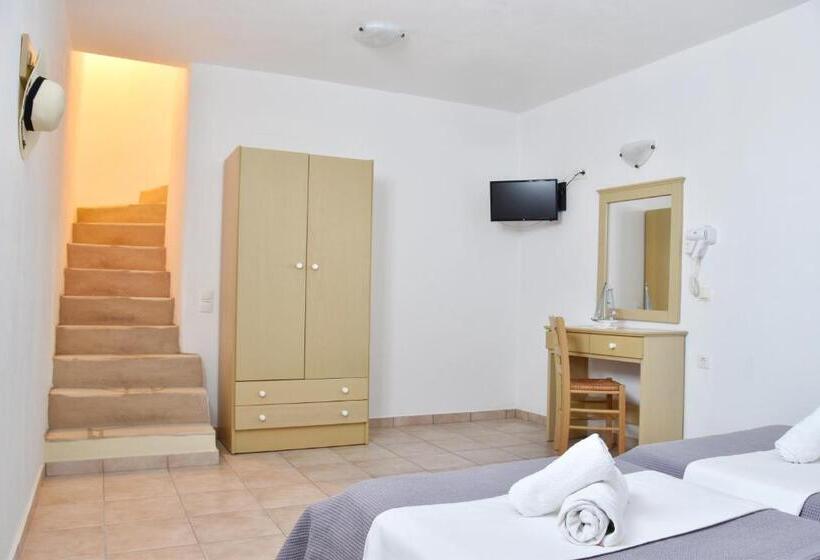 Quarto Dúplex, Captain Apartments Paros