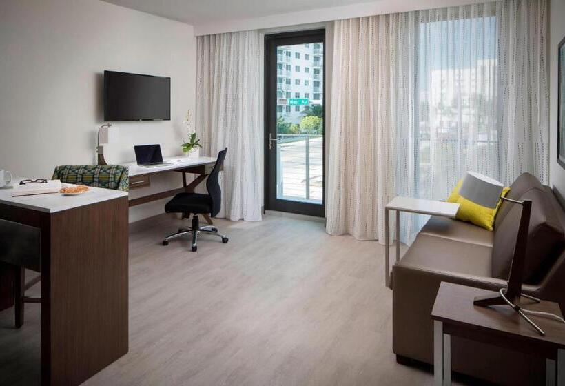 Suíte Cama King, Residence Inn By Marriott Miami Beach South Beach