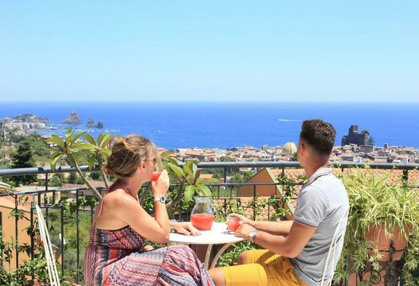可观海景的舒适型房间, Pupi Catania Etna B&b
