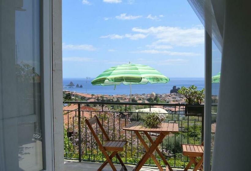 可观海景的舒适型房间, Pupi Catania Etna B&b