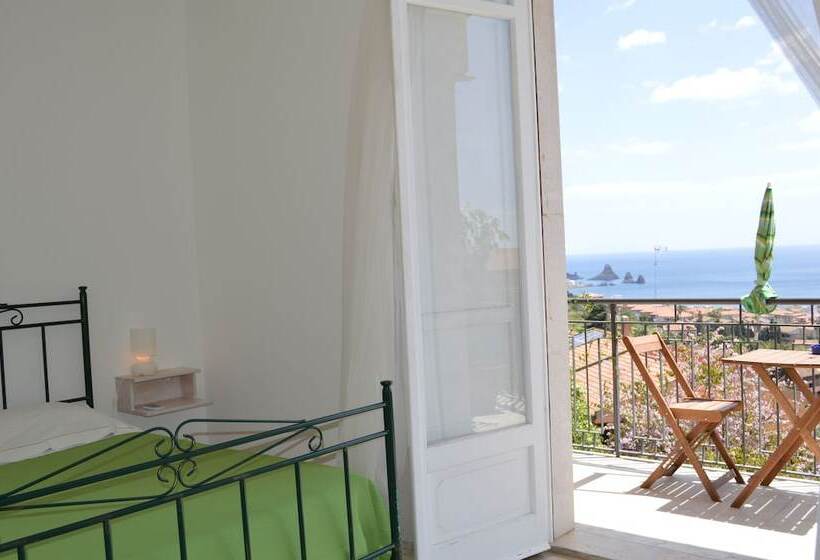 可观海景的舒适型房间, Pupi Catania Etna B&b