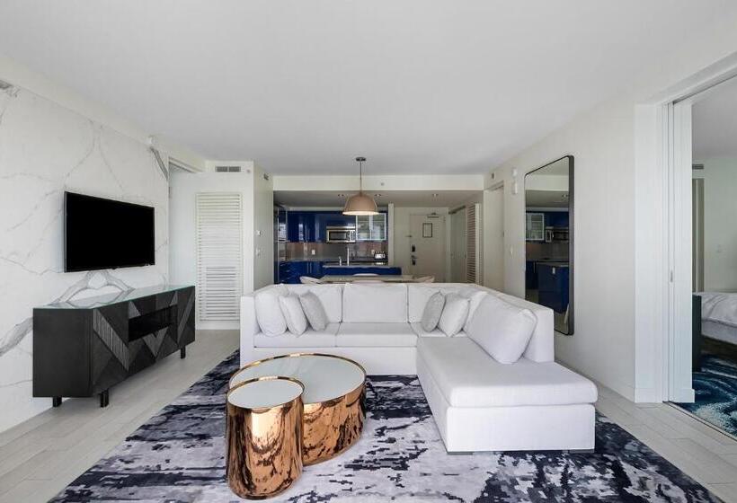２ベッドルームアパートメント, The W Hotel Beachfront Condo Oasis