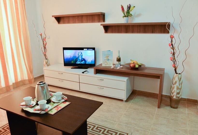 Апартаменты Deluxe 1 Спальня Вид на Море, Olymp Apartcomplex