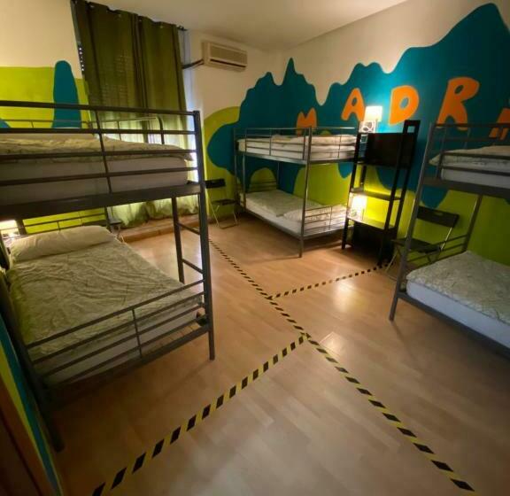 تختخواب در اتاق مشترک, Bed Madrid Hostel By Bossh! Hotels