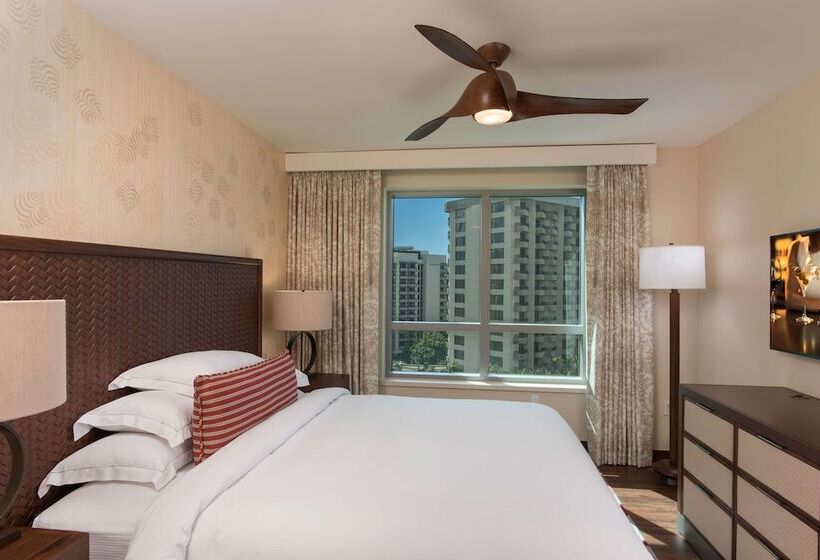 스위트 킹사이즈 침대, Hilton Grand Vac Club The Grand Islander Waikiki Honolulu