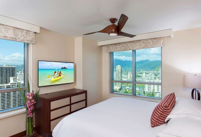산 전망 스위트, Hilton Grand Vac Club The Grand Islander Waikiki Honolulu