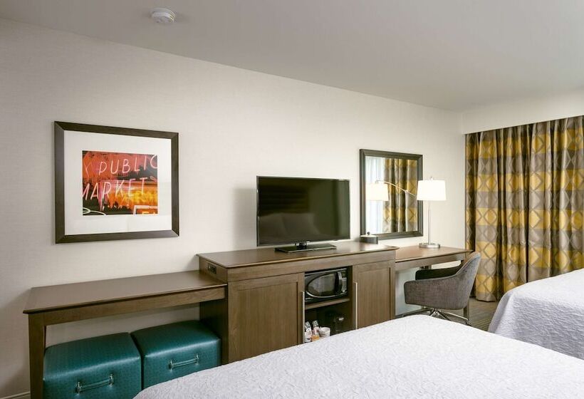 חדר סטנדרט שתי מיטות זוגיות, Hampton Inn & Suites By Hilton Seattle/northgate