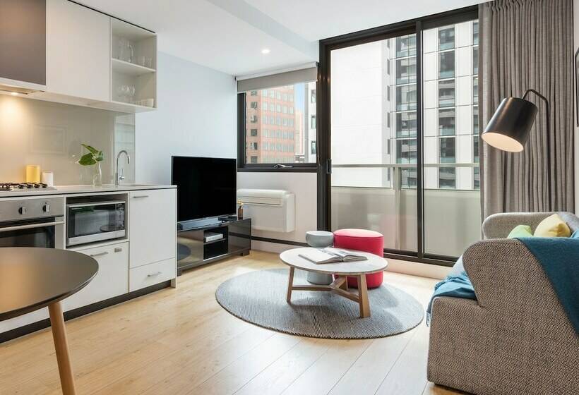 침실 1개 아파트, Oaks Melbourne Southbank Suites