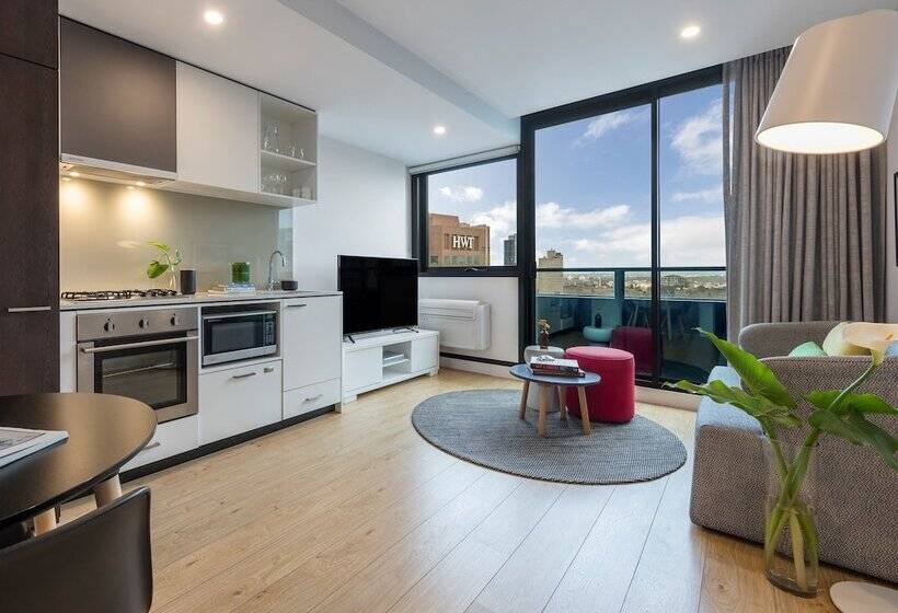 침실 1개 아파트, Oaks Melbourne Southbank Suites