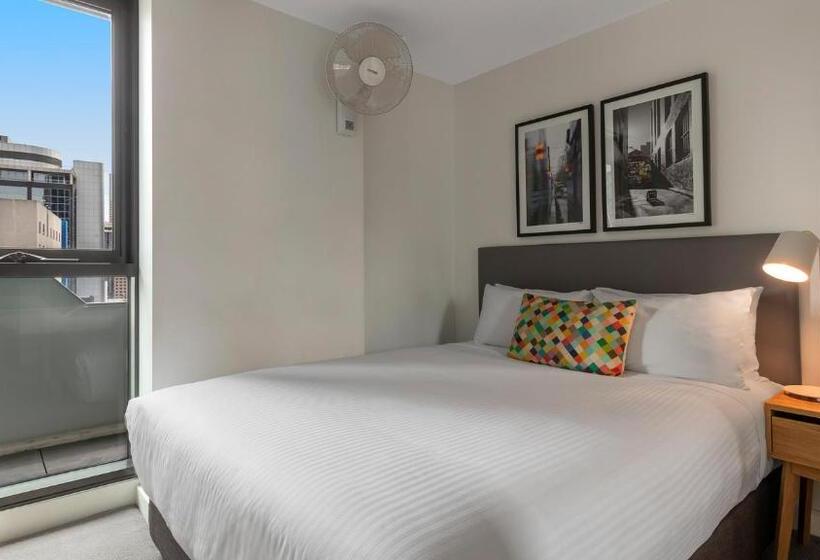 침실 2개 아파트, Oaks Melbourne Southbank Suites