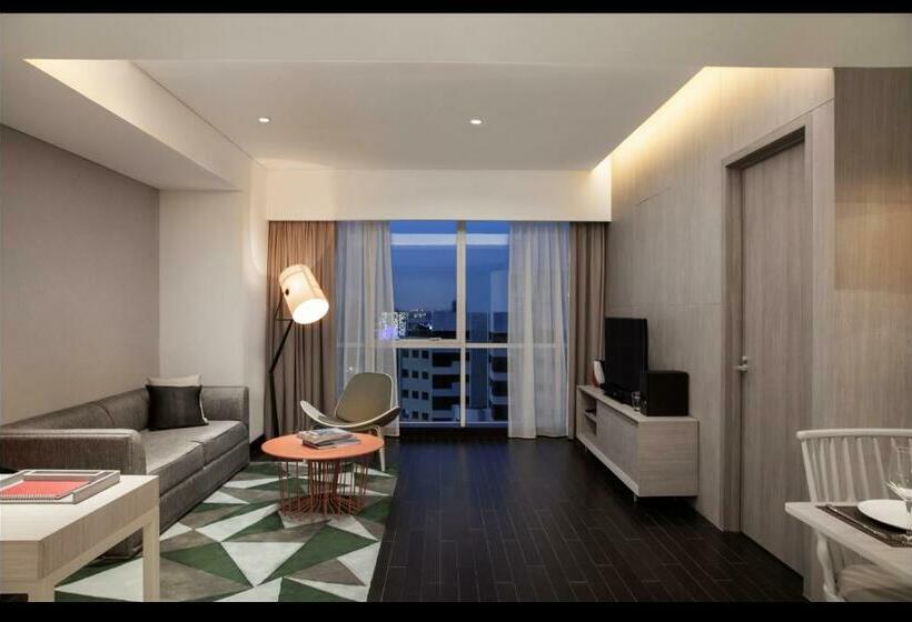 Апартаменты Премиум 1 Спальня, Fraser Place Setiabudi Jakarta
