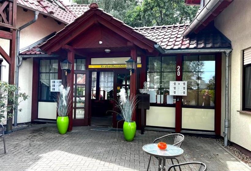 Апартаменты 1 Спальня Нижний Этаж, Krabatresidenz   Apartmenthaus