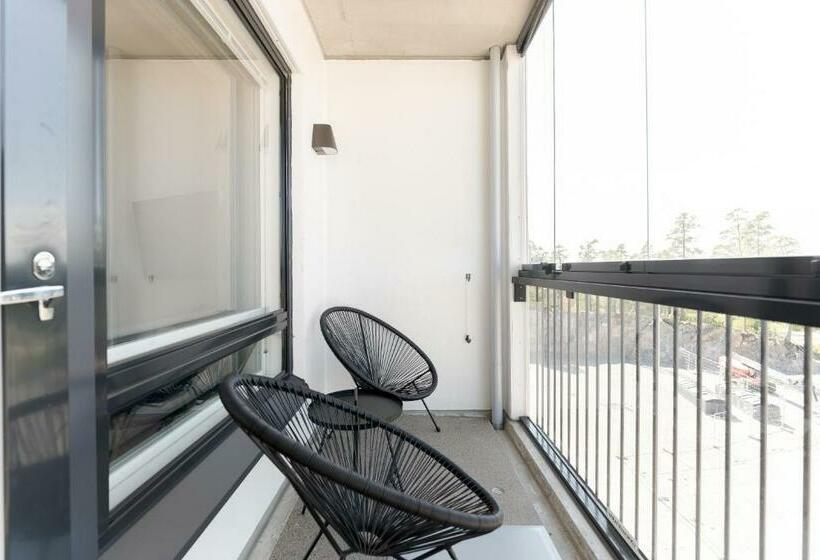 Студио Стандарт с Балконом, Serviced Apartments Pirkkala By Uhanda