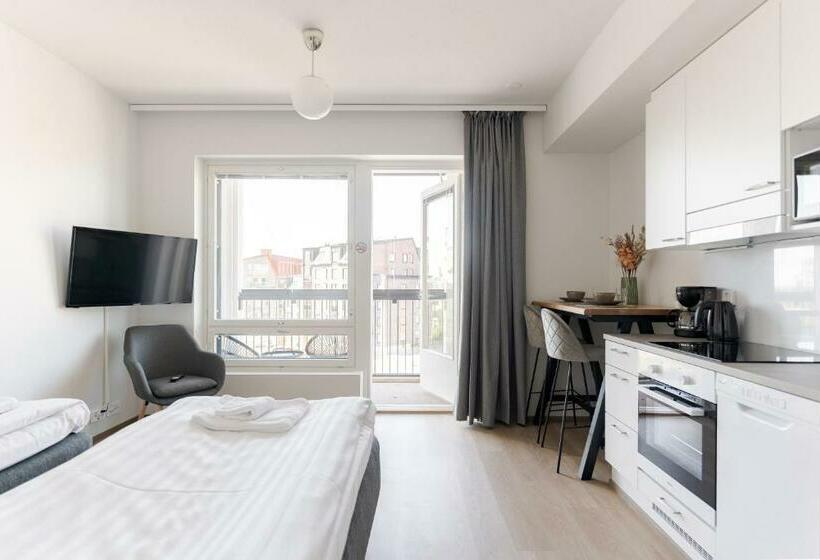 스탠다드 발코니 스튜디오, Serviced Apartments Pirkkala By Uhanda