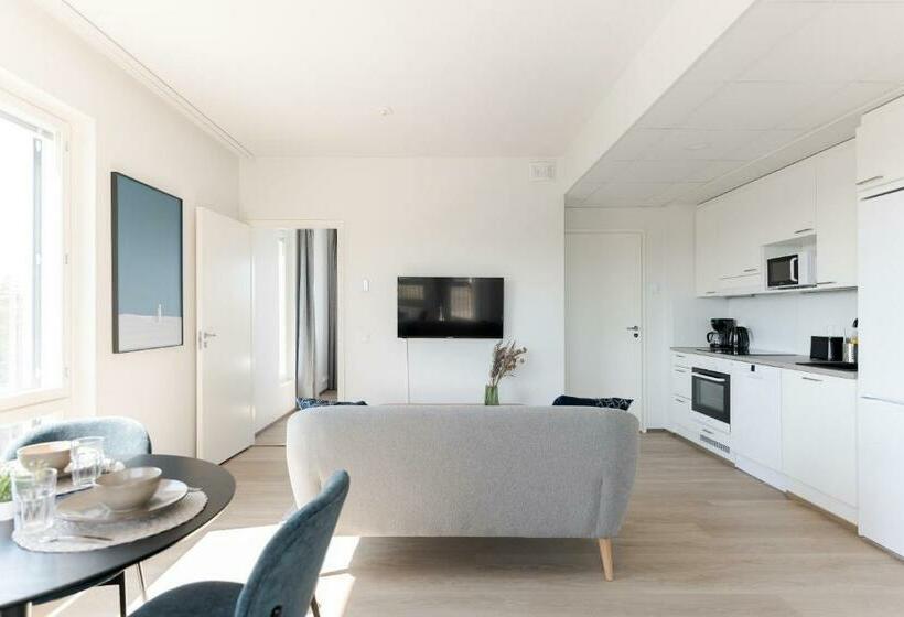 침실 1개 발코니 아파트, Serviced Apartments Pirkkala By Uhanda