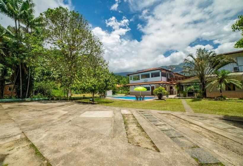 디럭스 패밀리 룸, Pousada Cantinho Do Sossego Paraty Tem Piscina Com Vista Pra Montanha, Salão De Jogos, Café Da Manhã
