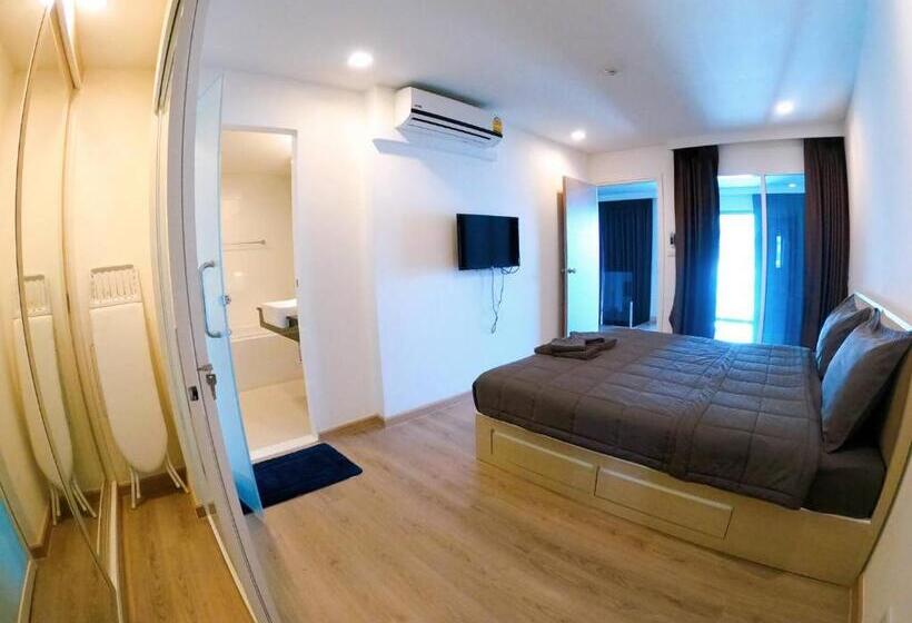 Quarto Familiar Vista Mar, Sonrisa Srirachaที่พักติดทะเล