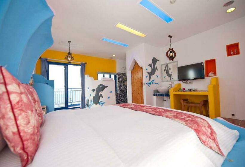 اتاق لوکس با بالکن و چشم‌انداز دریا, Haisu Homestay