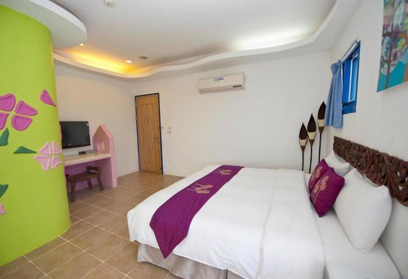 اتاق استاندارد با بالکن و چشم‌انداز دریا, Haisu Homestay