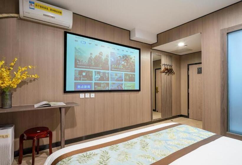 اتاق لوکس, East Sacred Hotel ᴸᴱo   Foreign Accept   Two Minutes Walk To Subway 丨tourism Service English Speakin