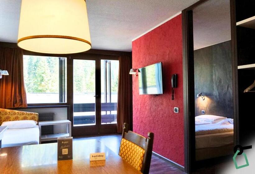 Апартаменты 1 Спальня с Балконом, Hotiday Apartment Collection   Campiglio Grostè