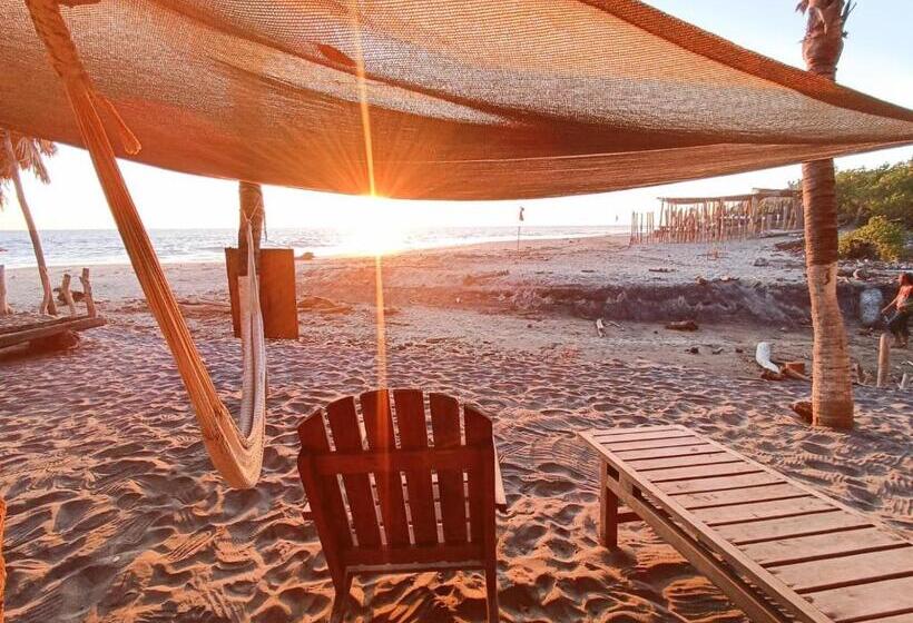 Номер Стандарт 2 Двуспальные Кровати, Cabañas Y Camping Punta Sur Mazunte