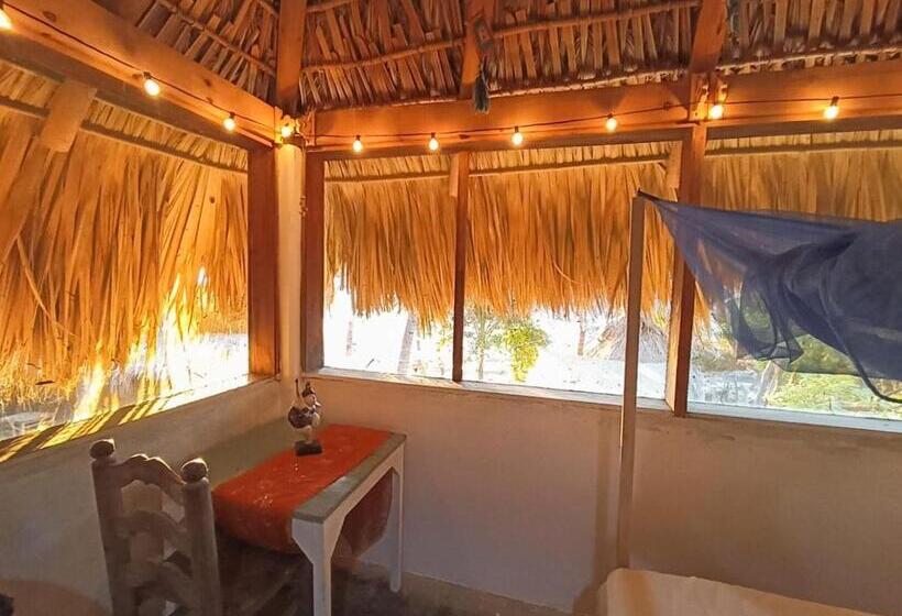 Номер Стандарт 2 Двуспальные Кровати, Cabañas Y Camping Punta Sur Mazunte