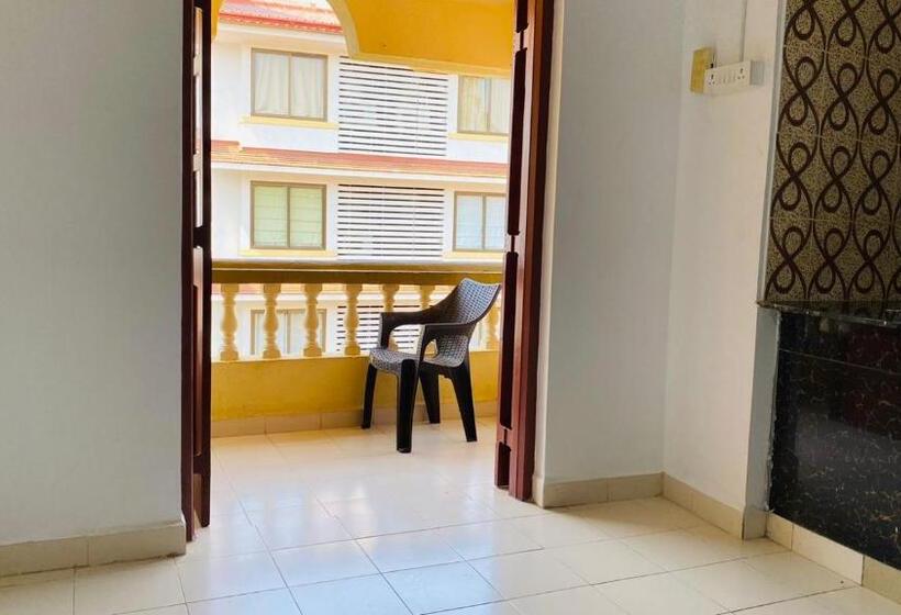 דירה בת חדר שינה 1 עם מרפסת, Holidays Beach Apartments Goa