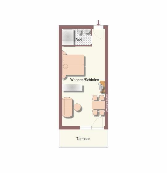 스탠다드 발코니 스튜디오, Apartment Haus Am See