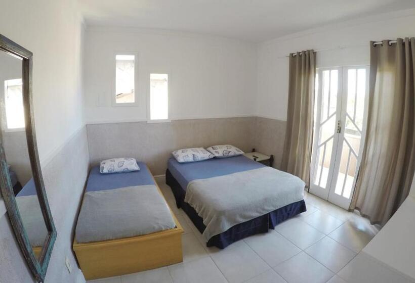 스탠다드 트리플 발코니 룸, Quartos Privativos Pinheira   Hostel Pinheira