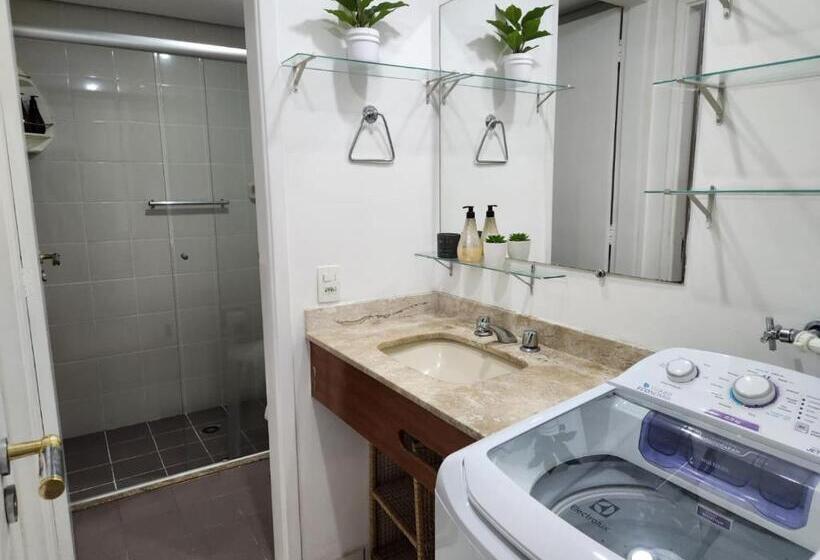 استودیو استاندارد با بالکن, Qi Intelligence Flat Ibirapuera