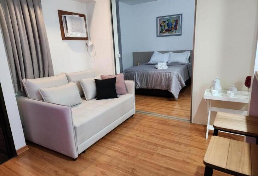 استودیو استاندارد با بالکن, Qi Intelligence Flat Ibirapuera