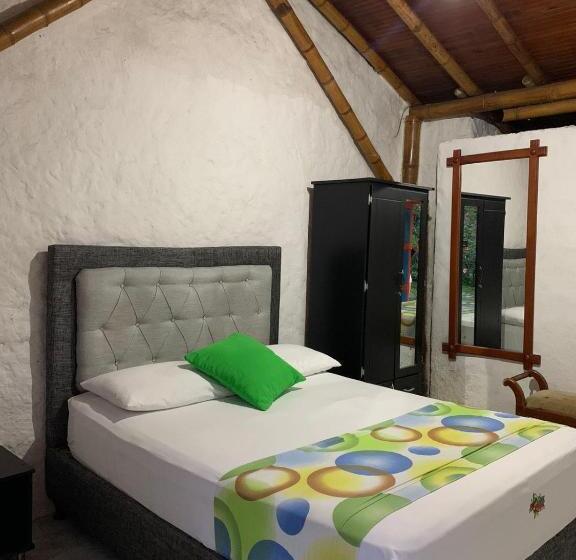 اتاق استاندارد با چشم‌انداز باغ, De La Vega Hotel Campestre