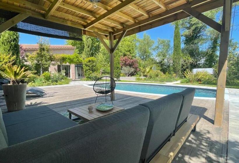 Люкс, B&b Chambre D Hôtes Gai Félibre Avec Piscine Et Jacuzzi