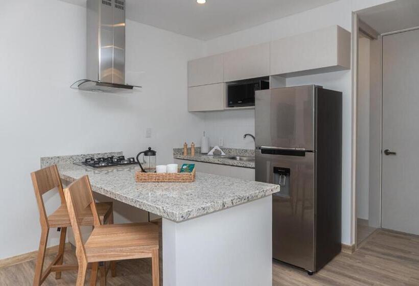 Студия Стандарт Вид на Море, Wyndham Santa Marta Aluna Beach