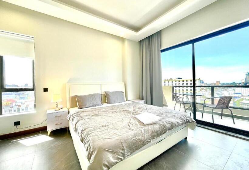Номер Deluxe с Балконом, Sky City View Appartements Sihanoukville