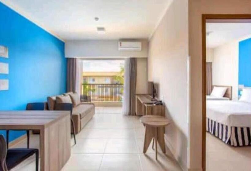 Апартаменты 1 Спальня Вид на Бассейн, Ondas Praia Resort